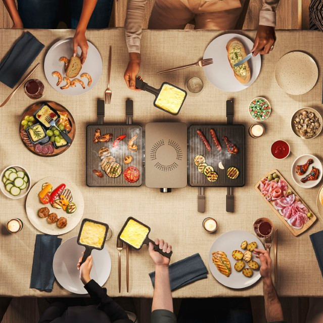 Princess Raclette Purify product in use