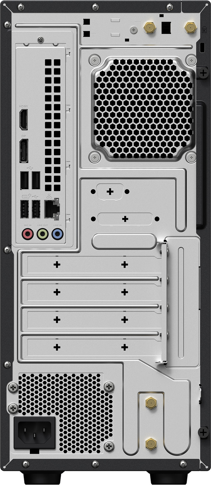 ASUS V500 Mini-tower V500MV-13620H055W back