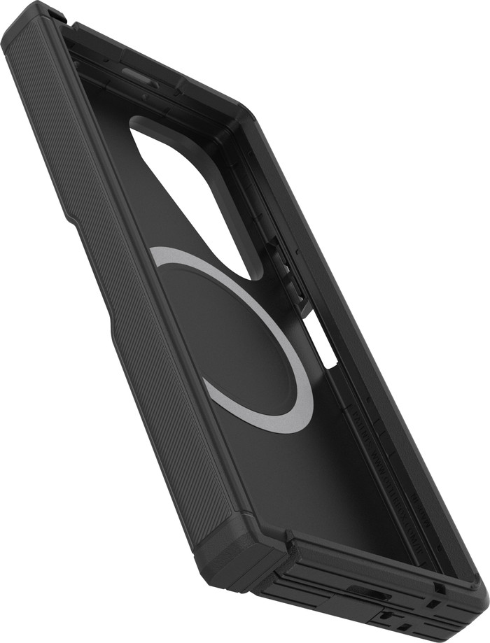 OtterBox Defender Samsung Galaxy Fold 7 Back Cover with Magnet Black right side