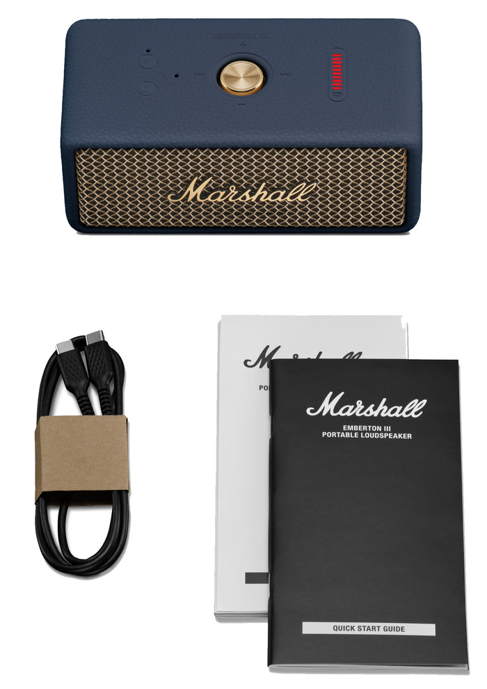 Marshall Emberton III Lautsprecher BT Midnight Blue Verbundprodukt