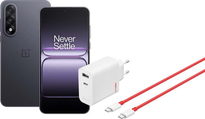 OnePlus Nord 5 512GB Schwarz 5G + OnePlus SuperVOOC Ladegerät 80 W mit 2 Anschlüssen + USB-C-Kabel Main Image