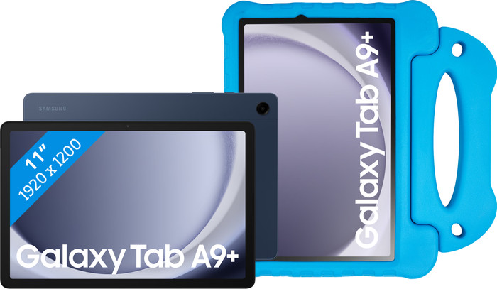 Samsung Galaxy Tab A9 Plus 11 inches 8GB/256GB WiFi Blue + BlueBuilt Kids Cover Blue Main Image