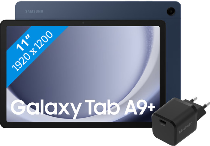 Samsung Galaxy Tab A9 Plus 11 inches 8GB/256GB WiFi Blue + BlueBuilt Charger Main Image