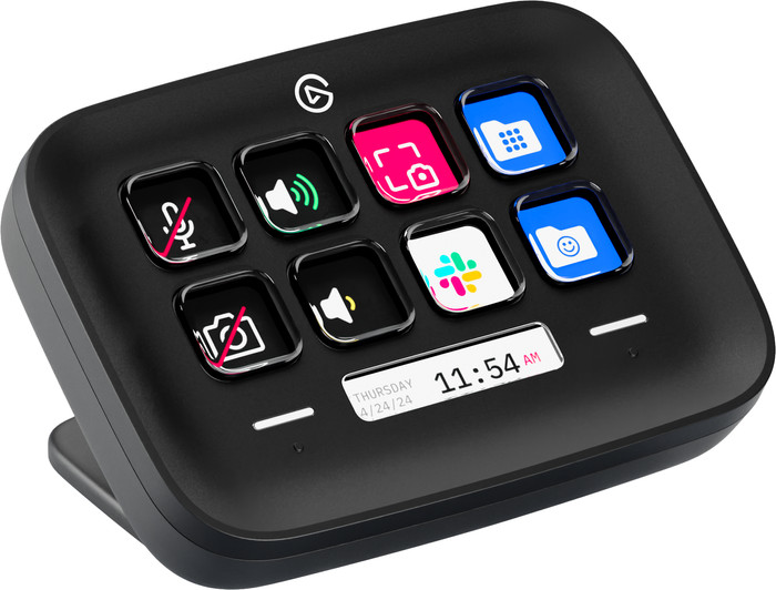 Elgato Stream Deck Neo Black left side
