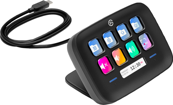 Elgato Stream Deck Neo Black left side