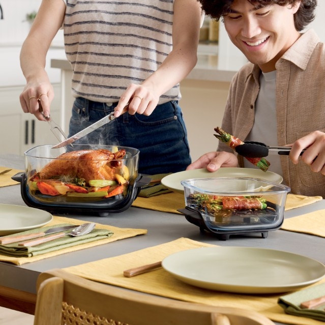 Ninja Crispi FN101EUGY Blau produkt in gebrauch