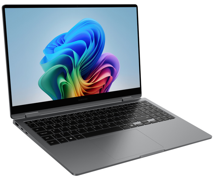 Samsung Galaxy Book5 360 PC - 15.6 inches - Intel Core Ultra 7 - 32GB RAM/512GB SSD left side