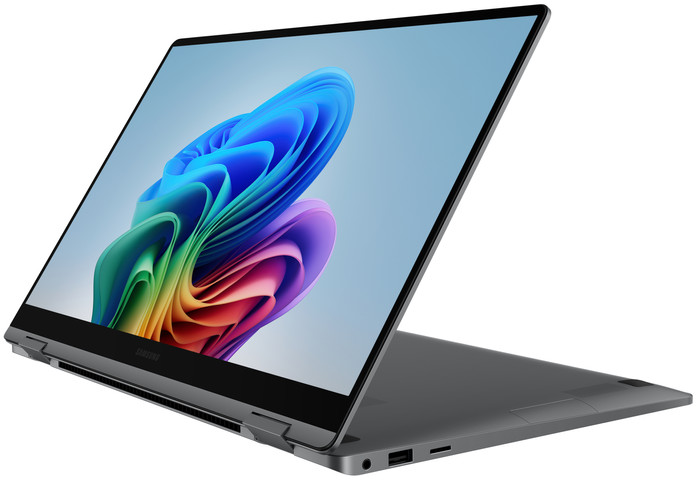 Samsung Galaxy Book5 360 PC - 15.6 inches - Intel Core Ultra 7 - 32GB RAM/512GB SSD right side