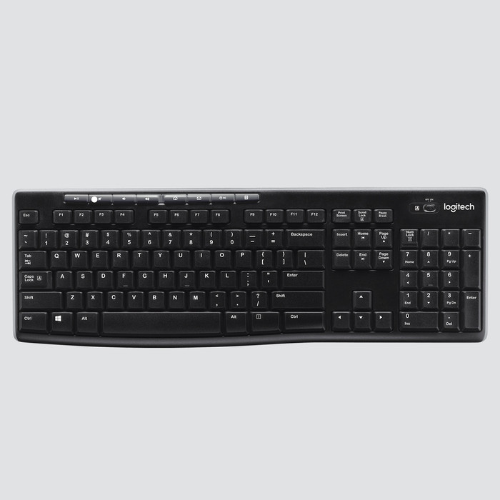 Logitech K270 Wireless Keyboard QWERTZ top