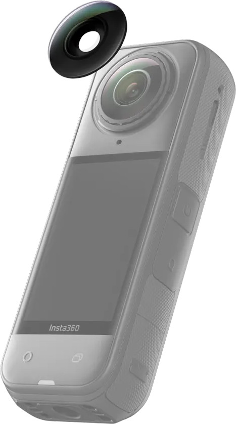 Insta360 X5 Replacement Lens Kit product in use