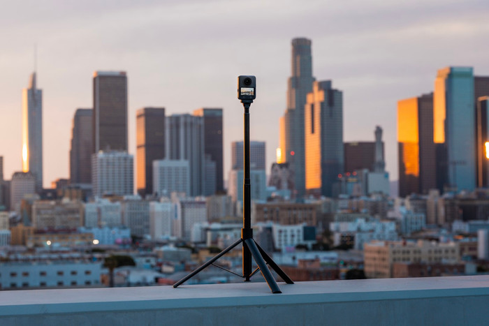 DJI Osmo 1.6m Tripod Selfie Stick product in use