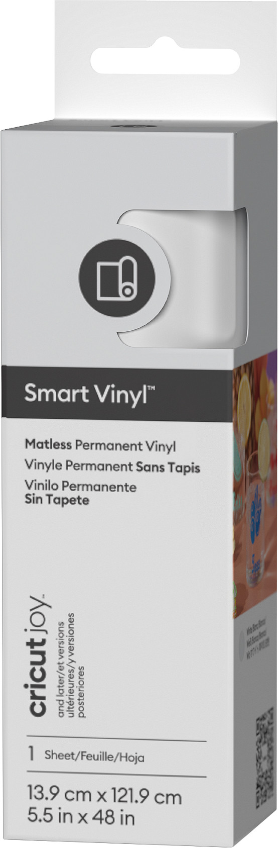 Cricut Smart Vinyl Permanent Joy Matte White 14x122cm Main Image