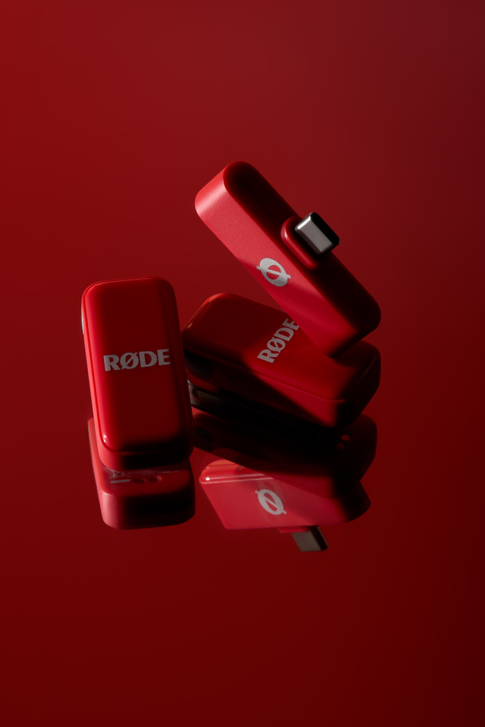 Rode Wireless Micro Rot USB-C visueller lieferant