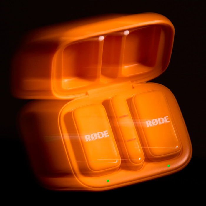 Rode Wireless Micro Orange USB-C visueller lieferant