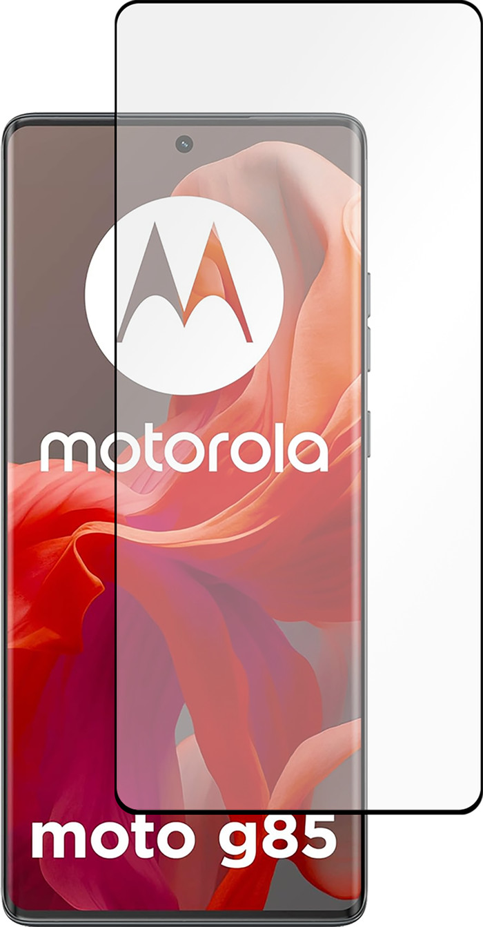 Just In Case Full Cover Motorola Moto G85 Screen Protector Black Main Image