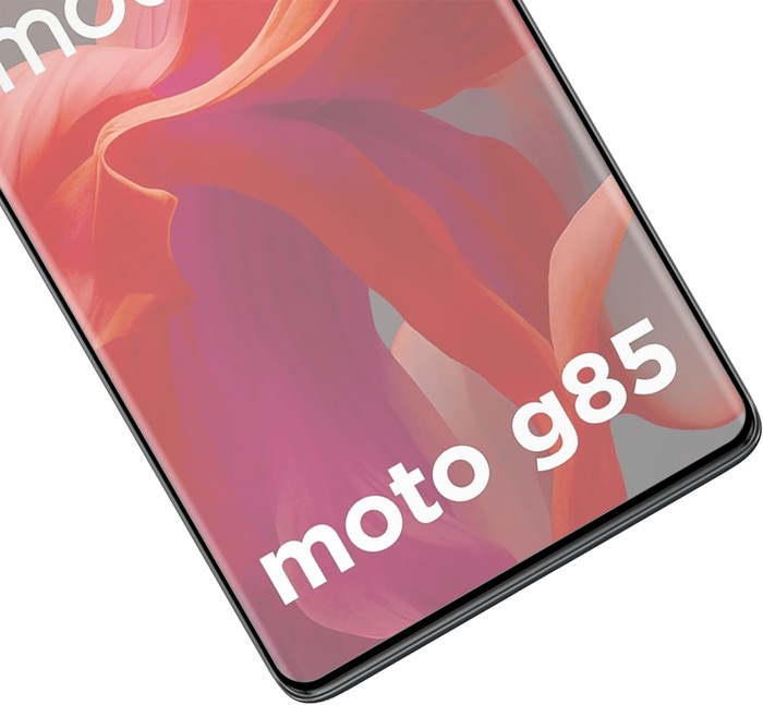 Just In Case Full Cover Motorola Moto G85 Screen Protector Black detail
