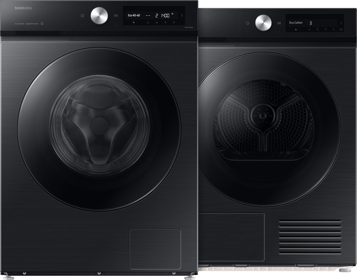 Samsung WW90DB7U94GBU3 AI Wash + Samsung DV90DB7845GBU3 QuickDrive Main Image