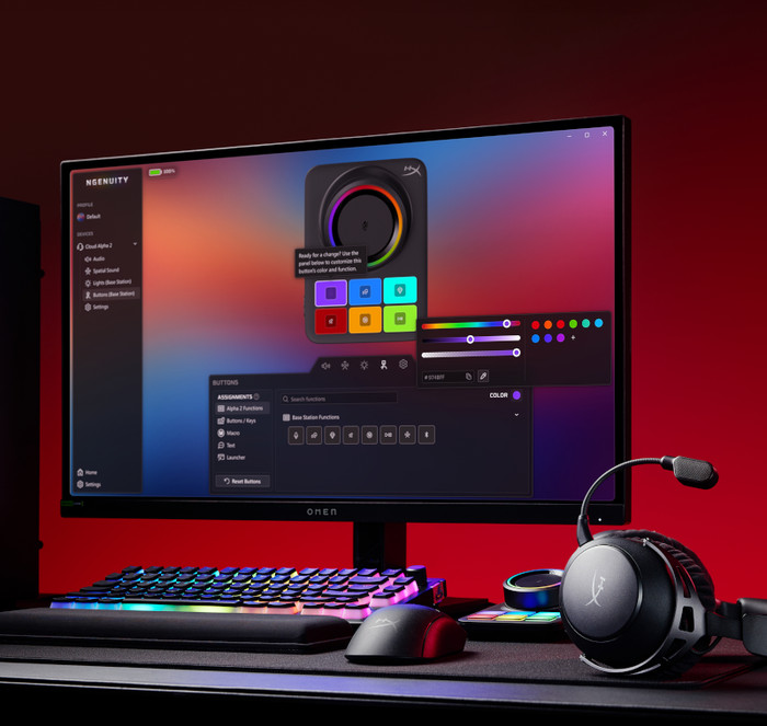 HyperX Cloud Alpha 2 Wireless Black product in use