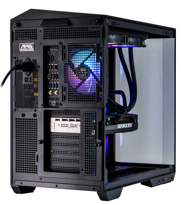 Cobalt x POWERED BY MSI - Tier 3 - RTX 5080 - Ryzen 7 9800X3D - 64GB - 4TB SSD back