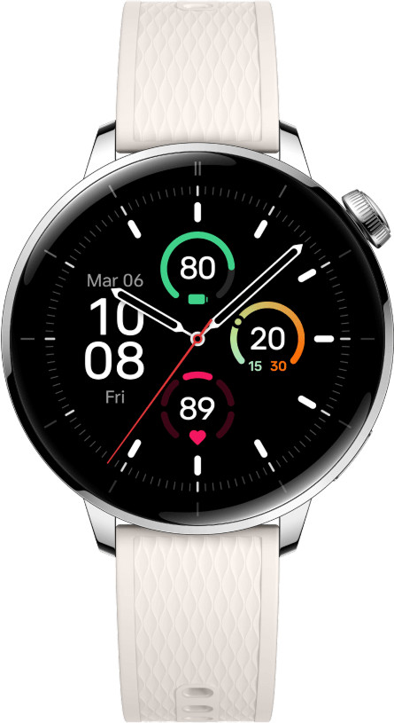 OnePlus Watch 3 Silber 43 mm vorne