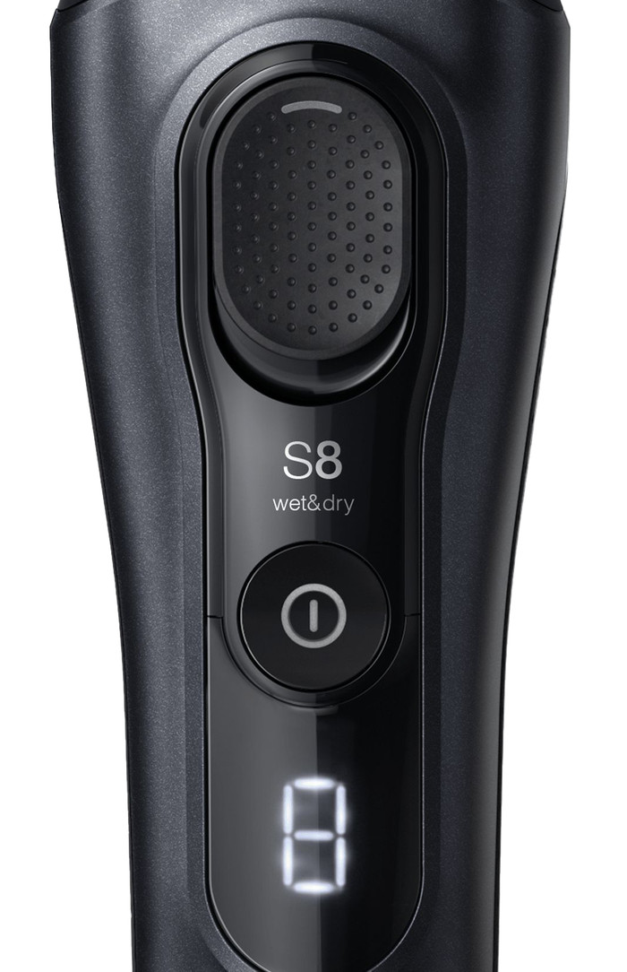Braun Series 8 8603S Grau detail