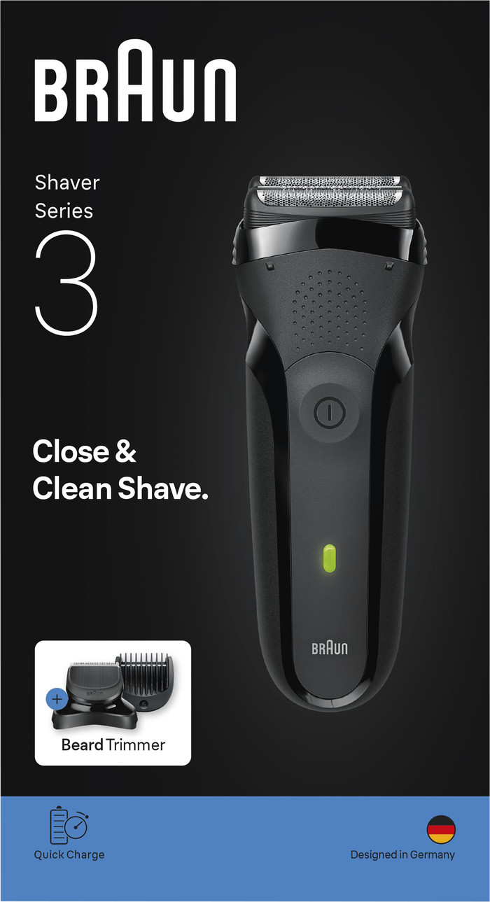 Braun Series 3 300BT Grau verpackung