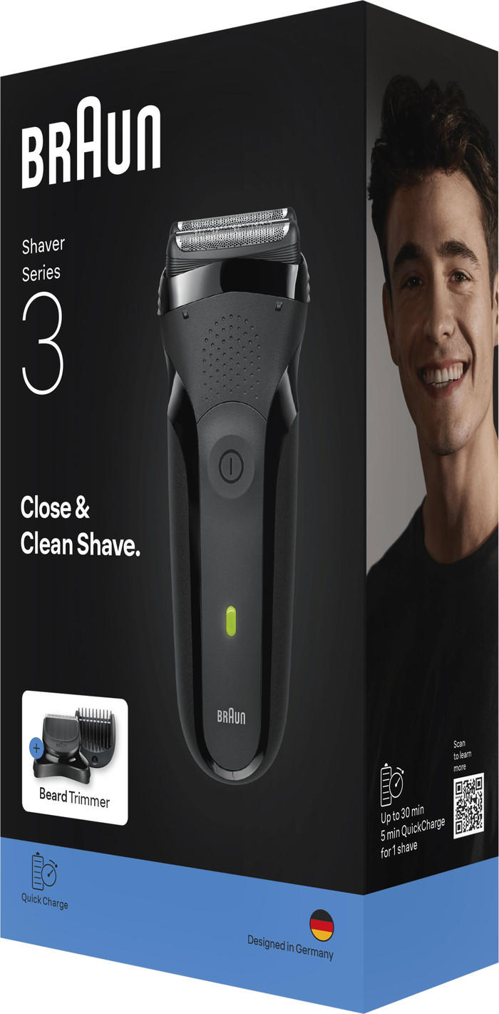 Braun Series 3 300BT Grau verpackung