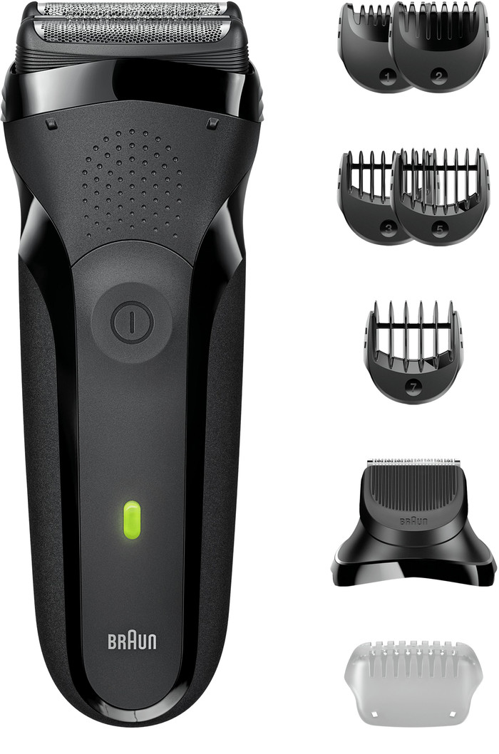 Braun Series 3 300BT Grau zubehör