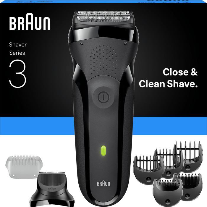 Braun Series 3 300BT Grau zubehör