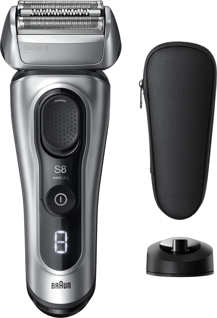 Braun Series 8 8617S Silber zubehör