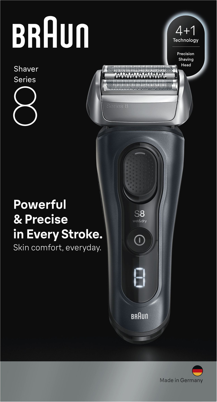 Braun Series 8 8603S Grau verpackung