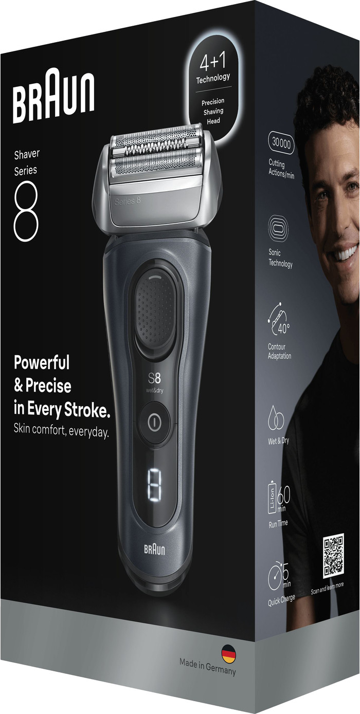Braun Series 8 8603S Grau verpackung