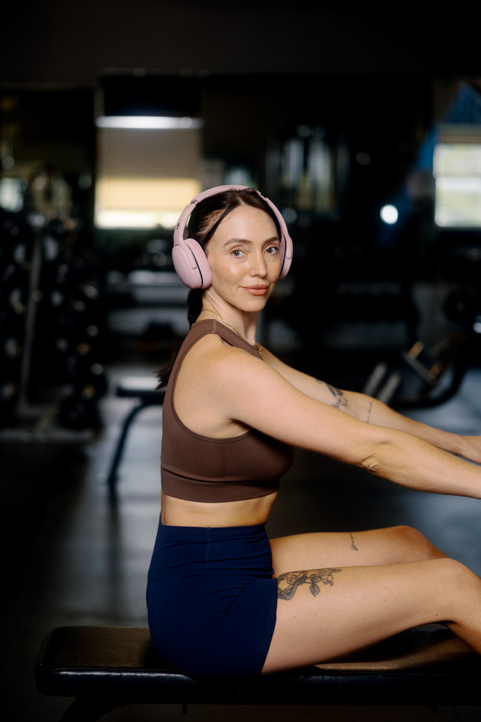 Skullcandy Crusher Active Rosa produkt in gebrauch