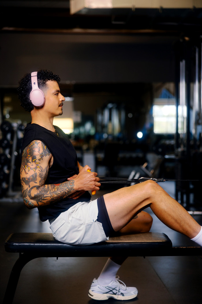 Skullcandy Crusher Active Rosa produkt in gebrauch