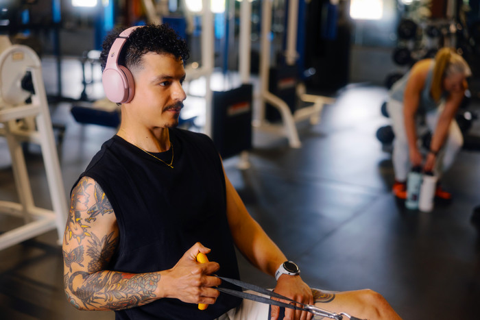 Skullcandy Crusher Active Rosa produkt in gebrauch