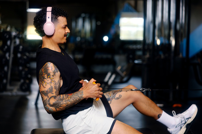 Skullcandy Crusher Active Rosa produkt in gebrauch