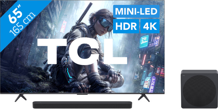 TCL QD Mini LED 65" T8D (2026) + TCL A65K Main Image