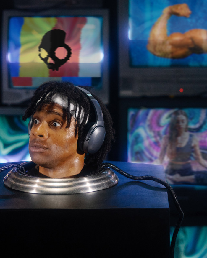 Skullcandy Crusher Active Dunkelgrau produkt in gebrauch