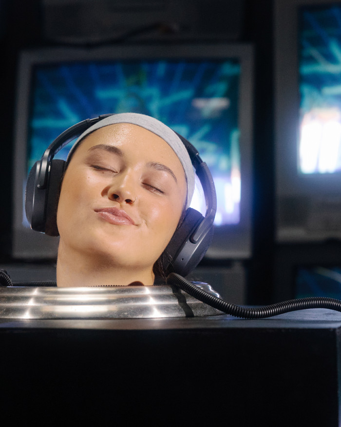 Skullcandy Crusher Active Dunkelgrau produkt in gebrauch