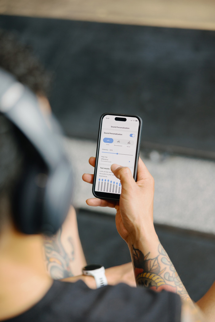 Skullcandy Crusher Active Dunkelgrau produkt in gebrauch