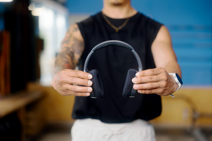 Skullcandy Crusher Active Dunkelgrau produkt in gebrauch