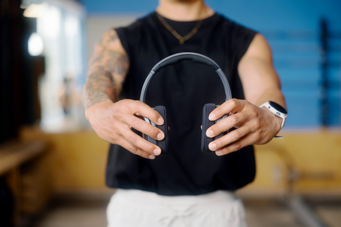 Skullcandy Crusher Active Dunkelgrau produkt in gebrauch