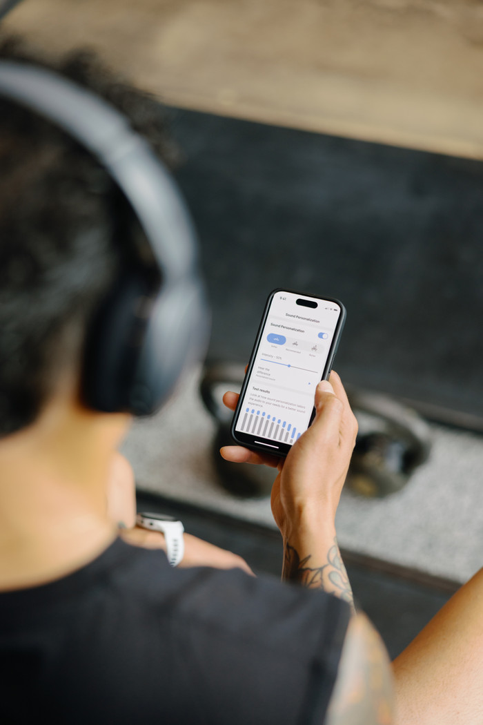 Skullcandy Crusher Active Dunkelgrau produkt in gebrauch