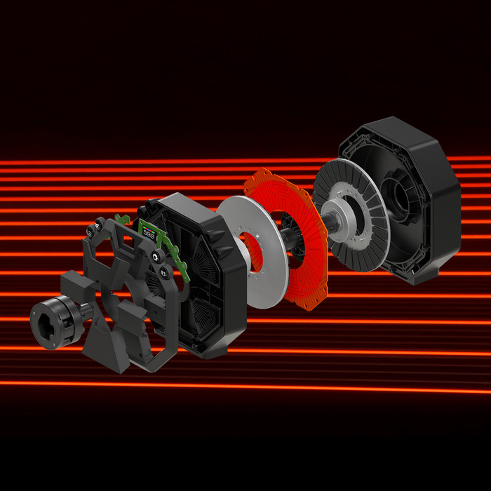 Thrustmaster T598 Direct Drive Servo Base produkt in gebrauch