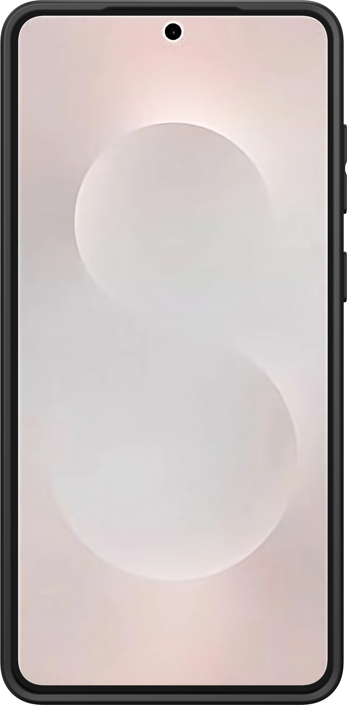 Just in Case Soft Design Samsung Galaxy S25 Edge Back Cover Black front