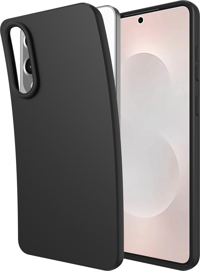 Just in Case Soft Design Samsung Galaxy S25 Edge Back Cover Black combined product