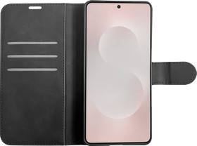 Just in Case Wallet Samsung Galaxy S25 Edge Book Case Schwarz Main Image