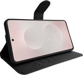 Just in Case Wallet Samsung Galaxy S25 Edge Book Case Schwarz linke seite