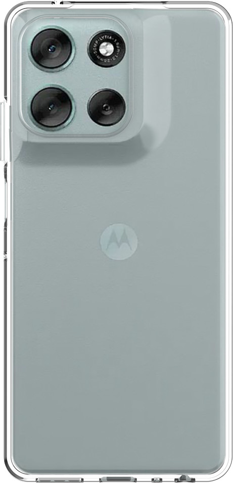 Just in Case Soft Design Motorola Moto G56 Back Cover Transparent Main Image