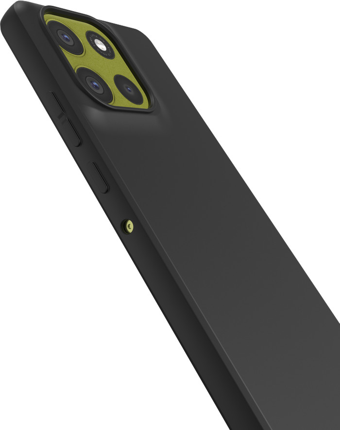 Just in Case Soft Design Motorola Moto G86 Back Cover Black bottom